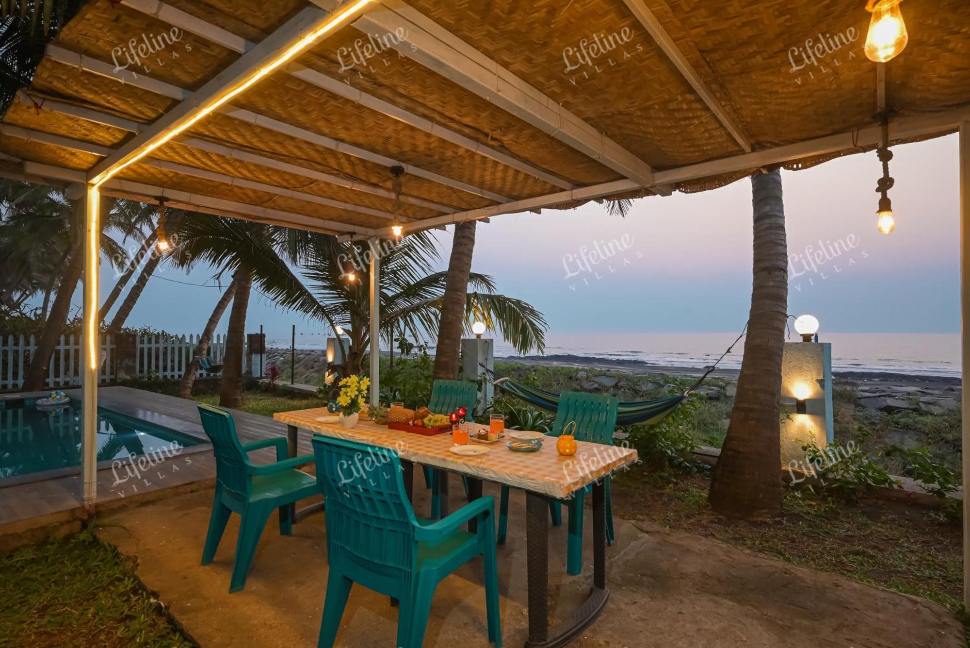 En Ocean Infinity Pool Villa Overlooking Sea ,Beach Touch Alibag Exterior photo